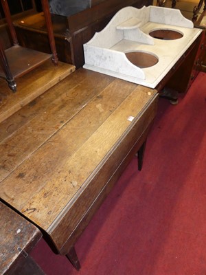 Lot 1385 - A Victorian mahogany and white variegated...