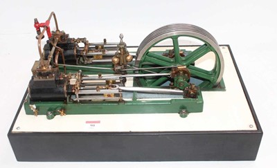 Lot 90 - Stuart Turner Twin Cylinder Victoria Engine...