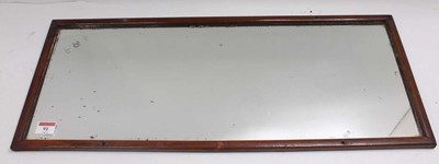 Lot 91 - An original LMS Horiztonal carriage mirror,...