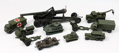 Lot 1790 - Dinky Toys and Britains military vehicles...