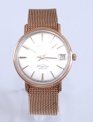 Lot 2253 - A gent's 9ct yellow gold Longines Flagship...
