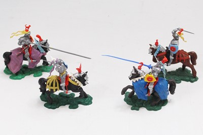 Lot 1360 - Britains Swoppets 15th Century Knight Group, 4...