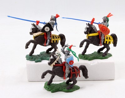 Lot 1363 - Britains Swoppets 15th Century Knights Group,...