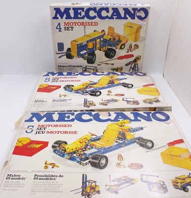 Lot 108 - Three ‘modern’ 1970’s Meccano sets: No.4...