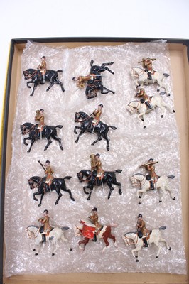 Lot 1647 - Britains set No. 101 mounted band of the...