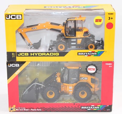 Lot 1308 - Britains 1/32nd scale boxed JCB models - No....