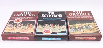 Lot 1377 - 3 boxed Atlantic 1/32nd scale boxed plastic...