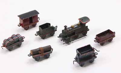 Lot 877 - Early 20th-century miniature metal and diecast...