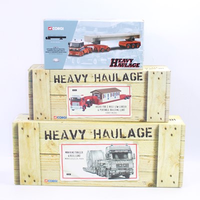 Lot 1315 - 3 boxed 1/50th scale Corgi Toys Heavy Haulage...