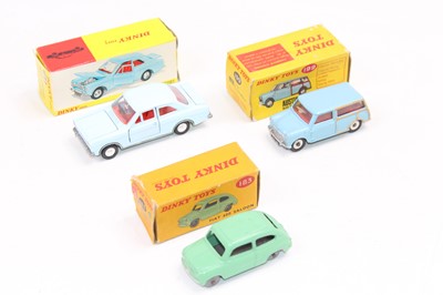 Lot 1799 - Dinky Toys Boxed Saloon group, 3 examples all...