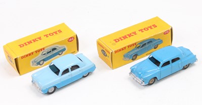 Lot 1804 - Dinky Toys Boxed Saloon group, 2 examples to...