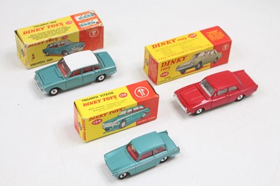 Lot 1805 - Dinky Toys Boxed Saloon group, 3 examples to...