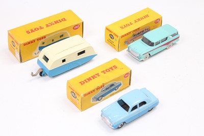 Lot 1807 - Dinky Toys Boxed Saloon group, 3 examples to...