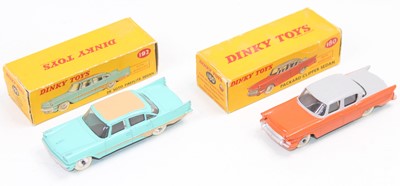 Lot 1809 - Dinky Toys Boxed Saloon group, 2 examples to...