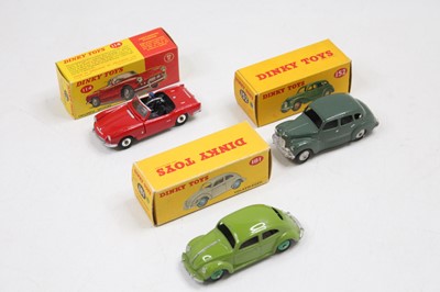 Lot 1811 - Dinky Toys Boxed Saloon group, 3 examples all...