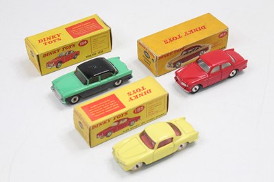 Lot 1812 - Dinky Toys Boxed Saloon group, 3 examples all...