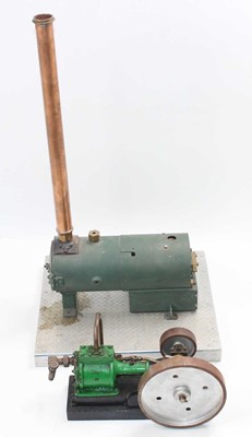 Lot 120 - Scratchbuilt stationary steam engine item...