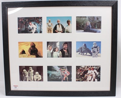 Lot 884 - Framed and Glazed Star Wars Picture, depicting...