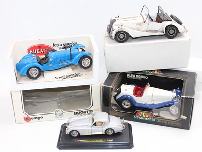 Lot 997 - Burago group of 1/18th and 1/24th scale models...