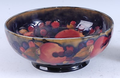 Lot 83 - A Moorcroft pottery circular fruit bowl in the...