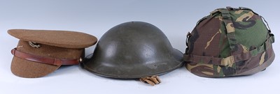 Lot 76 - An Officer's dress cap with 9th Lancers badge,...