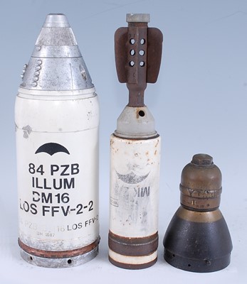 Lot 77 - An inert Mk 2/2 British Army ML mortar, h.24cm,...