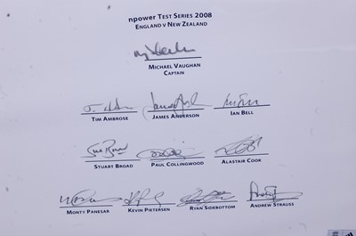 Lot 1286 - A multi-signed England Cricket shirt for the...