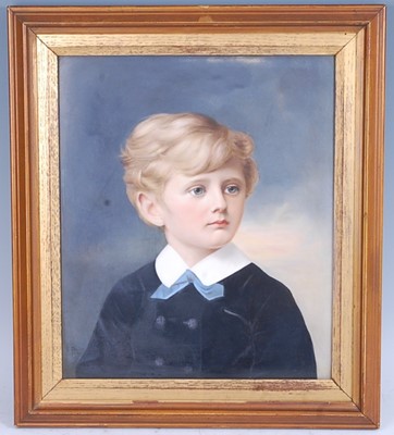 Lot 2067 - A circa 1880 KPM Berlin porcelain portrait...