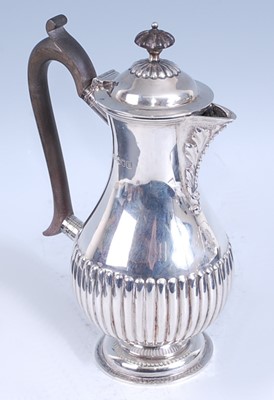Lot 2138 - An Edwardian silver hot water pot, of...