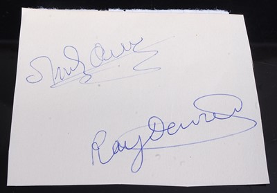 Lot 1144 - An autograph album containing various...