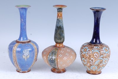 Lot 11 - A collection of three Royal Doulton Lambeth...
