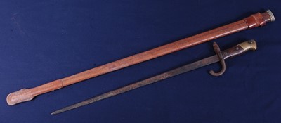 Lot 81 - A French M1874 Gras bayonet, having a 52cm...