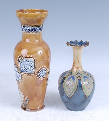 Lot 23 - A late 19th century Douton Lambeth stoneware...