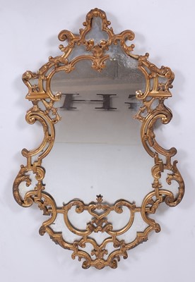 Lot 2505 - A Rococo Revival gilt composition wall...
