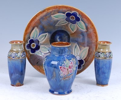 Lot 29 - A 1935 Royal Doulton Lambeth stoneware bowl,...