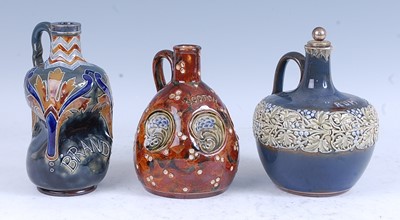 Lot 31 - A circa 1891 Doulton Lambeth stoneware brandy...