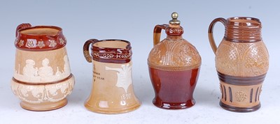 Lot 33 - An 1897 Doulton Lambeth stoneware jug,...