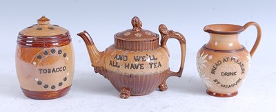 Lot 46 - A late 19th century Doulton Lambeth stoneware...