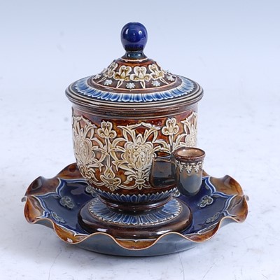 Lot 48 - A late 19th century Doulton Lambeth stoneware...