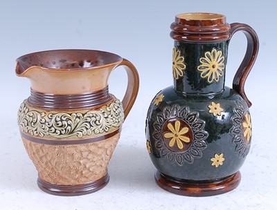 Lot 49 - A late 19th century Doulton Lambeth stoneware...