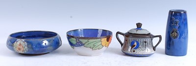 Lot 61 - A 1929 Royal Doulton stoneware bowl of squat...