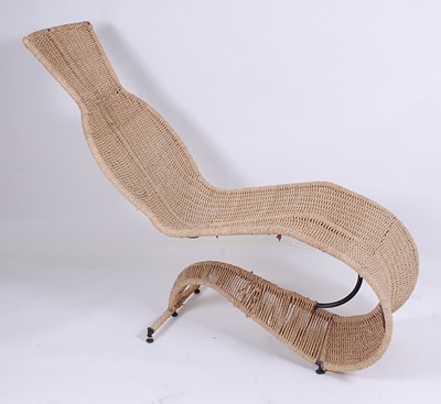 Lot 612 - Tom Dixon - a 'Bolide' chair, black painted...