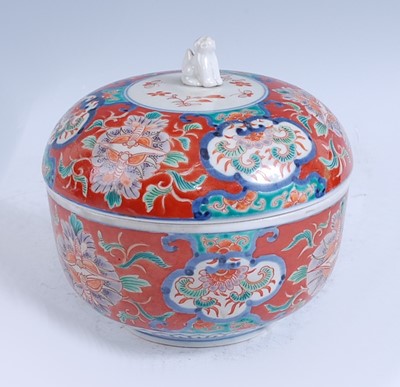 Lot 2333 - A Japanese Meiji period Kenjo Imari bowl and...