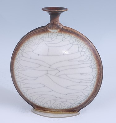 Lot 167 - David White (1934-2011) - a porcelain crackle...