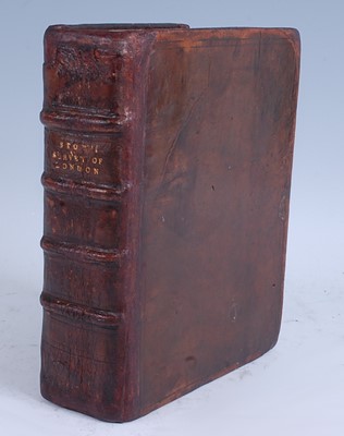 Lot 2017 - Stow, John: A Survay of London such, as were...