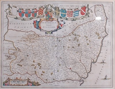 Lot 2343 - Johannes Blaeu - a 17th century hand-coloured...