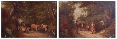 Lot 2397 - A. Sands (19th century British) - Pair;...