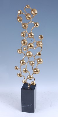 Lot 337 - A contemporary gilt bronze sculpture in the...