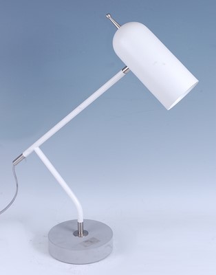 Lot 322 - A contemporary white enamelled rod metal...