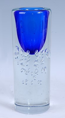 Lot 207 - A contemporary Scandinavian heavy glass vase,...
